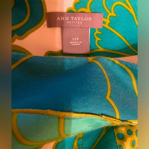Ann Taylor skirt silk blend 12P - Picture 3 of 4